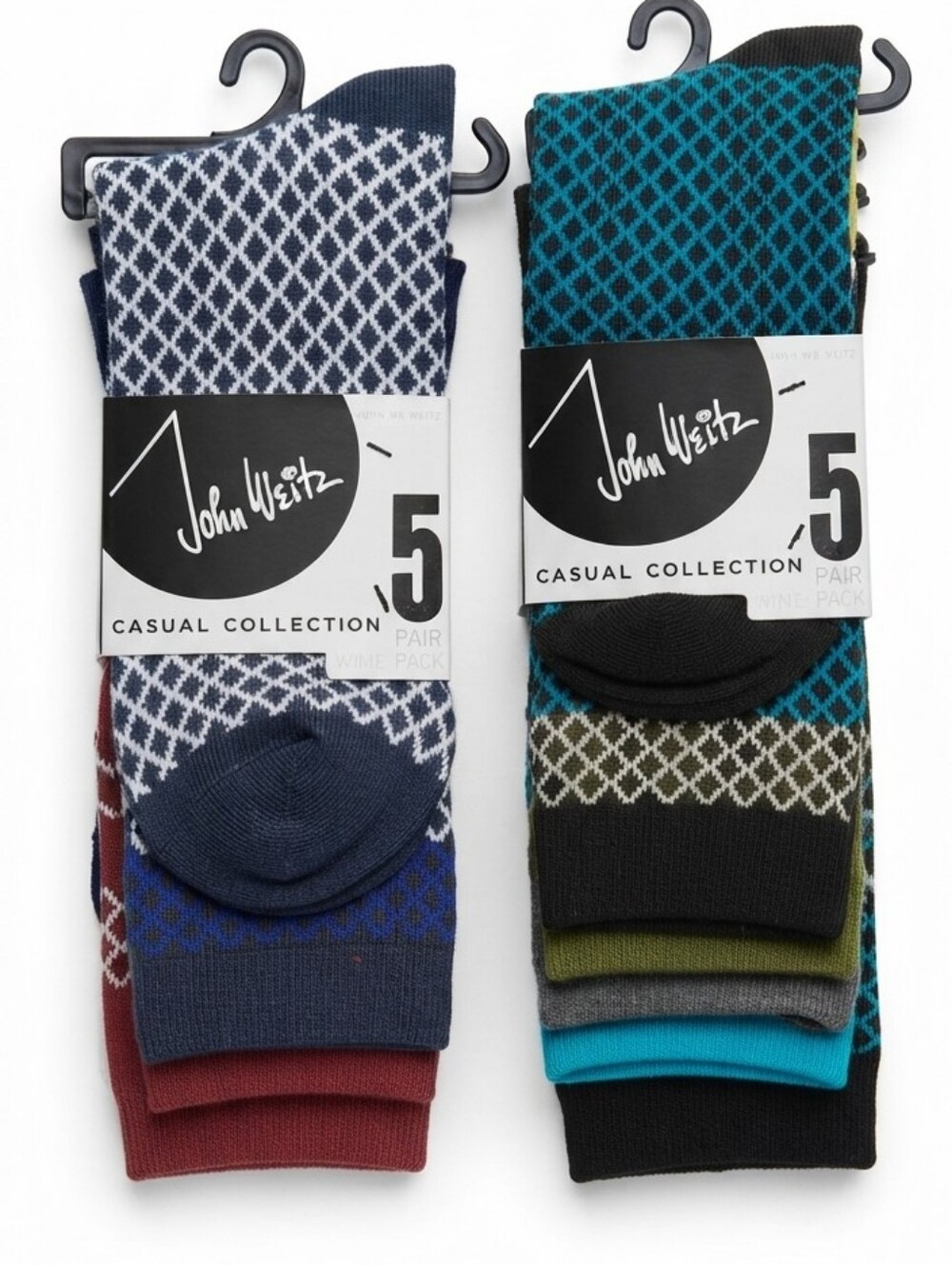 John Weitz Men's Casual Collection Socks 10 Pairs NWT
